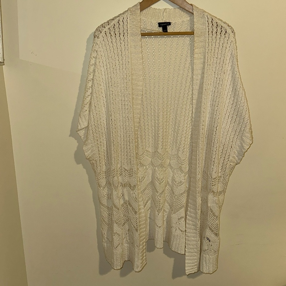 TORRID Open Front Open Knit Cardigan Size M/L - L